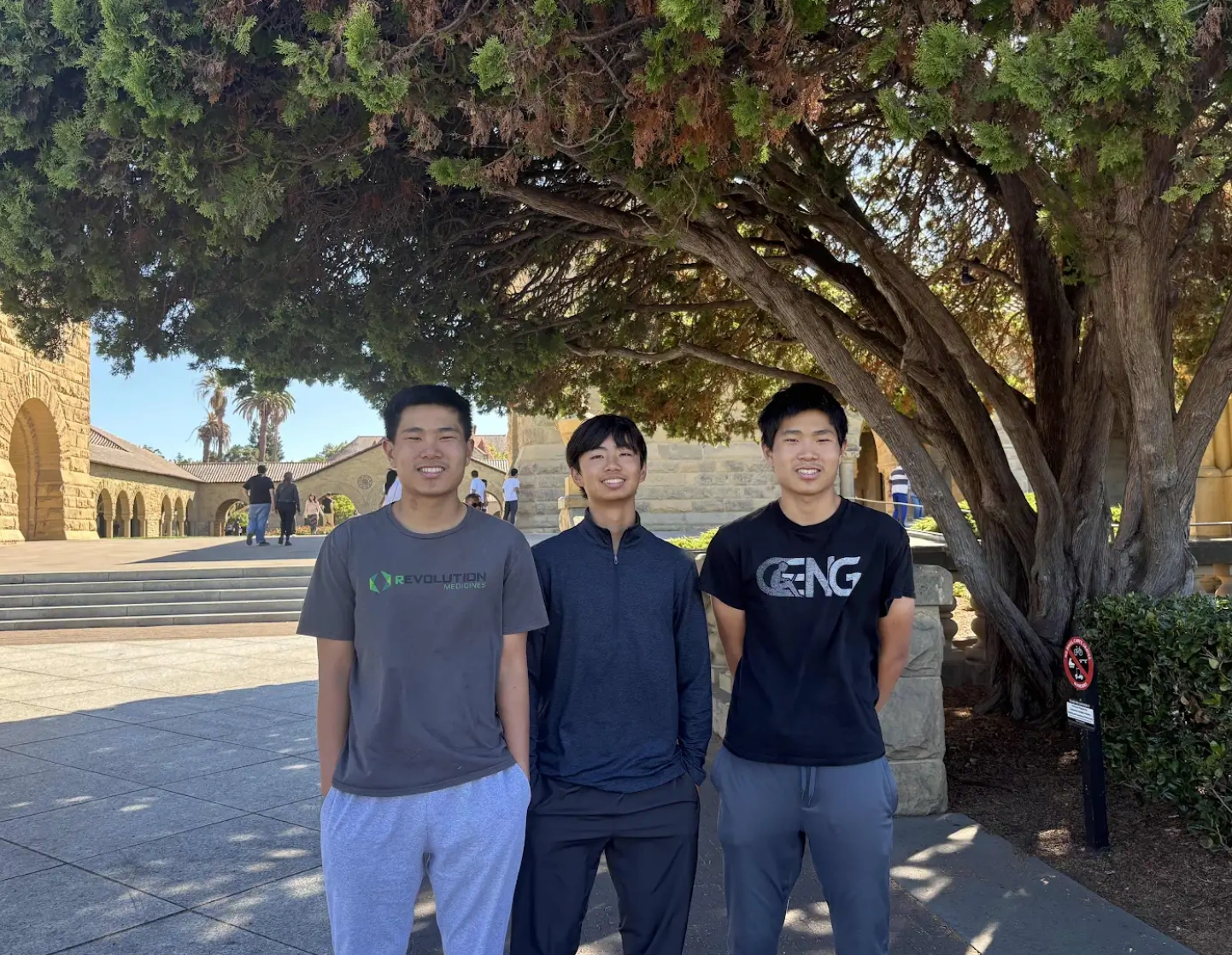 Ruiwen, Patrick, and Samuel, the team behind SimpleCity